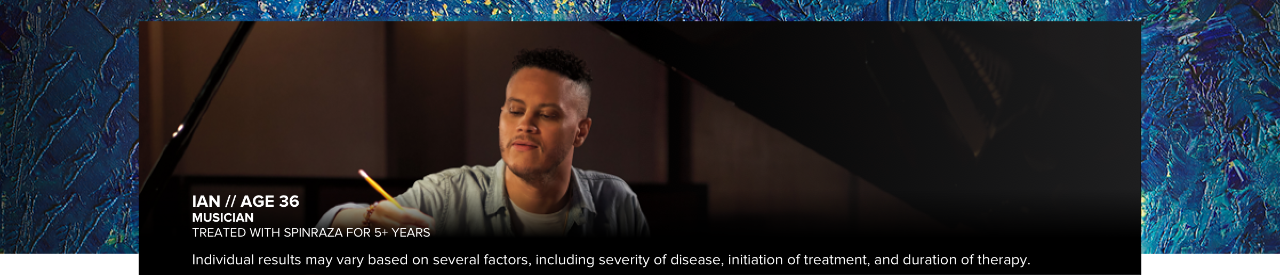 an adult with later-onset SMA who is being treated with SPINRAZA